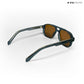 Glare - Denim Walnut Rectangle Sunglasses - RB2325