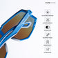 Power Sprint - Azure Wrap Around Sunglasses - RBK2540