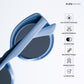 Sparkle Sprint - Blue Kids Polarized Cateye Sunglasses - RBK2517