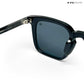 Quadra - Black Polarized Square Sunglasses - RB2411