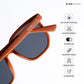 Young Monarch - Amber Crown Kids Polarized Square Sunglasses - RBK2505