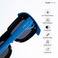 Shade Hacker - Dark Wave Kids Polarized Angular Shield Sunglasses - RBK2532
