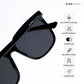 Midnight Gleam - Glossy Black Kids Polarized Square Sunglasses - RBK2544