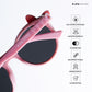 Fairy Bow - Blush Glow Kids Polarized Round Sunglasses - RBK2524