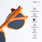 Fairy Bow - Citrus Burst Kids Polarized Round Sunglasses - RBK2526