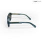 Glare - Denim Walnut Rectangle Sunglasses - RB2325