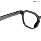 Solar Sleek - Clear Grey Blue Cut Wayfarer Sunglasses - RB2417