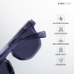 Solar Sleek - Grey Wayfarer Sunglasses - RB2416