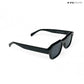 Lilrecta - All Black Rectangle Sunglasses - RB2524