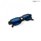 Lilrecta - Grey Blue Rectangle Sunglasses - RB2525