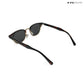 Lucknow Lush - Espresso Gild Polarized Clubmaster Half Rim Sunglasses - RB2659