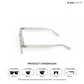 Solar Sleek - Crystal Blue Cut Wayfarer - RB2510