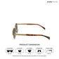 Jodhpur Noir - Burnished Gold Geometric Sunglasses - RB2669
