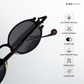Jaisalmer Glow - Cherry Coal Polarized Oval Sunglasses - RB2664