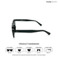 Solar Sleek - Black Blue Cut Wayfarer Sunglasses - RB2509