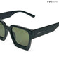 Boxy Bold - Black Green Square Sunglasses - RB2522