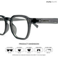 Solar Sleek - Clear Grey Blue Cut Wayfarer Sunglasses - RB2417