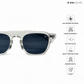 Solar Sleek - Transparent Wayfarer Sunglasses - RB2418
