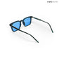 Quadra - Blue Polarized Square Sunglasses - RB2440