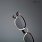 Lucknow Lush - Espresso Gild Polarized Clubmaster Half Rim Sunglasses - RB2659