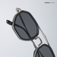 Luno - Silver Black Squoval Sunglasses - RB2688SB