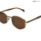 Jodhpur Noir - Burnished Gold Geometric Sunglasses - RB2669
