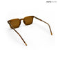 Quadra - Brown Polarized Square Sunglasses - RB2428