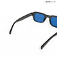 Lilrecta - Grey Blue Rectangle Sunglasses - RB2525