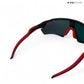 Swift - Red Orange Polarized Wrap Around Sunglasses - RB2515