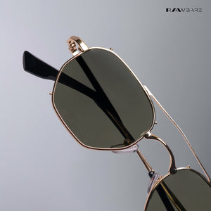 Vizag Prism - Sunlit Jade Hexagon Sunglasses - RB2615