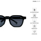 Solar Sleek - Black Wayfarer Sunglasses - RB2415