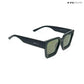 Boxy Bold - Black Green Square Sunglasses - RB2522