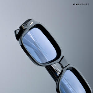 Angular Aura - Midnight Polarized Rectangle Sunglasses - RB2448