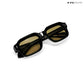Angular Aura - Dusky Olive Polarized Rectangle Sunglasses - RB2449