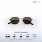 Vizag Prism - Sunlit Jade Hexagon Sunglasses - RB2615