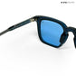 Quadra - Blue Polarized Square Sunglasses - RB2440