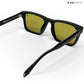 Maverick - Yellow Black Wayfarer Sunglasses - RB2530