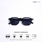 Solar Sleek - Black Wayfarer Sunglasses - RB2415