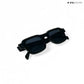 Lilrecta - All Black Rectangle Sunglasses - RB2524