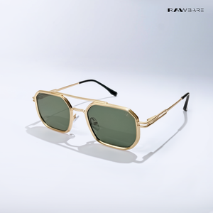 Metal Aviator 2.0 - Green Gold Aviator Sunglasses - RB2683GG