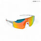 Turbo Tint - White Orange Polarized Wrap Around Sunglasses - RB2441