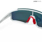 Turbo Tint - White Orange Polarized Wrap Around Sunglasses - RB2441