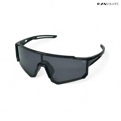 Turbo Tint - All Black Polarized Wrap Around Sunglasses - RB2442