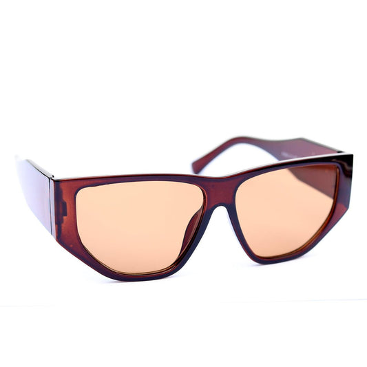 Brown Oversized Rimmed Sunglasses