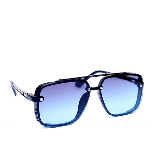 BlackBlue Retro Square Sunglasses - RawBare
