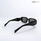 Darjeeling Dew - Velvet Black Irregular Rectangle Sunglasses - RB2771