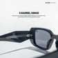 Darjeeling Dew - Velvet Black Irregular Rectangle Sunglasses - RB2771
