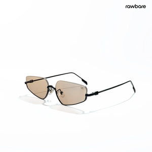 Aqua - Octopus Half Rim Tapered Square Sunglasses - RB3001
