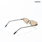 Aqua - Octopus Half Rim Tapered Square Sunglasses - RB3001