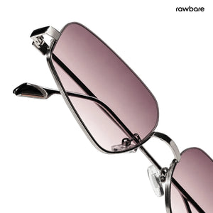 Aqua - Jellyfish Half Rim Tapered Square Sunglasses - RB3000